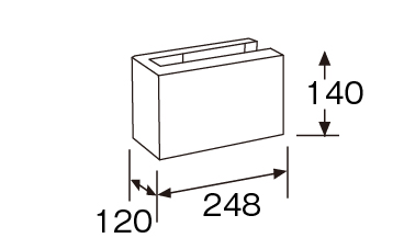 1/2コーナー 図面