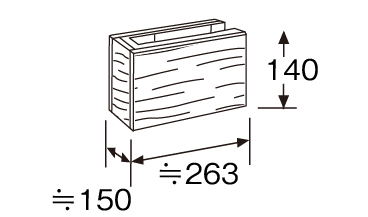 1/2コーナー 図面